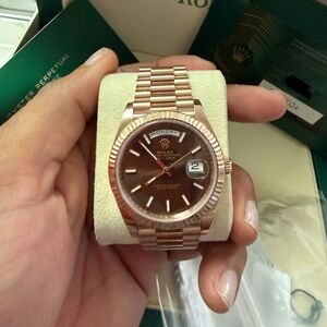 Rolex President Rose Gold Timepiece